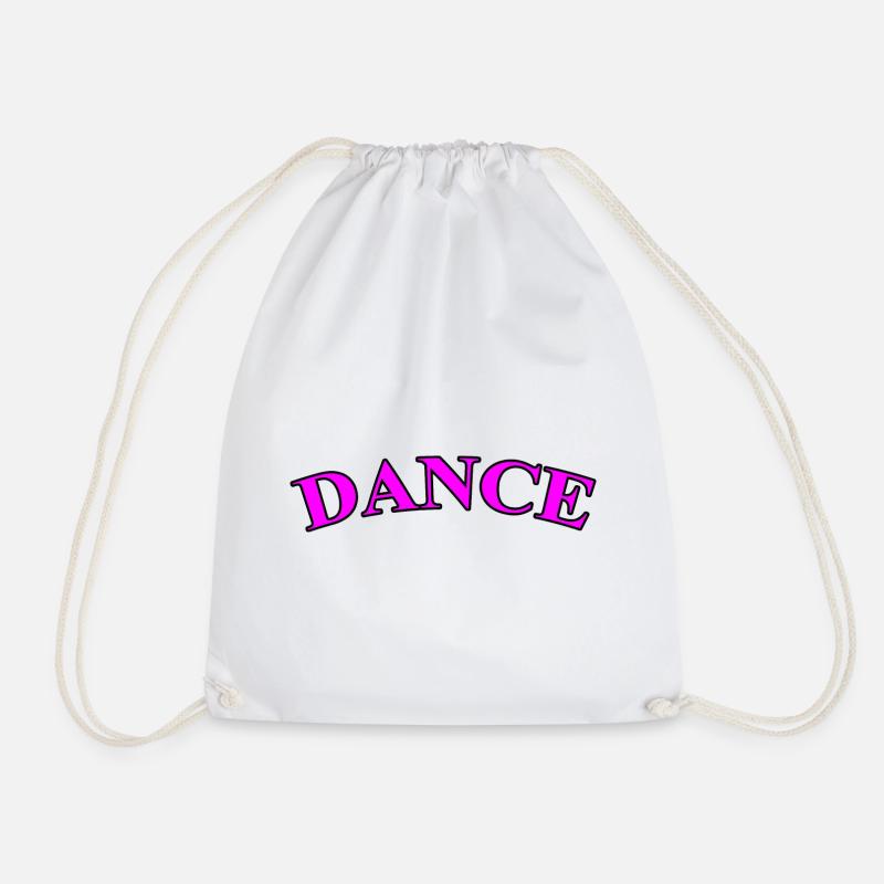 Lets Dance - Purple - Drawstring Bag - white
