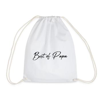 HAPPY FATHER'S DAY. DAD. FATHER'S DAY. FATHER - Drawstring Bag - white - Front