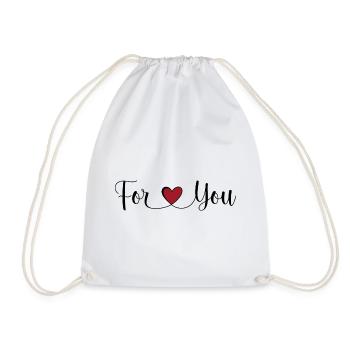 Pour vous - Sac de sport léger - blanc - Devant