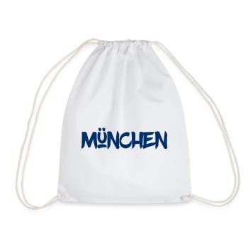 München - Bayern - Isar - Frauenkirche - Prater - Turnbeutel - Weiß - Vorne