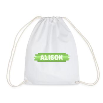Heldin Alison - Turnbeutel - Weiß - Vorne