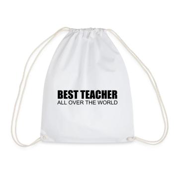 meilleur professeur du monde entier - Sac de sport léger - blanc - Devant