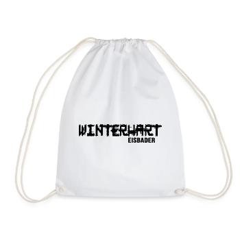 Eisbader winterschwimmen winterhart Eisschwimmen - Turnbeutel - Weiß - Vorne