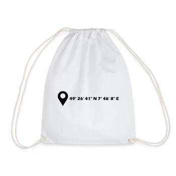 Kaiserslautern coordinates - Drawstring Bag - white - Front