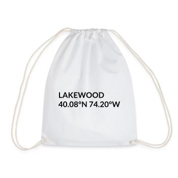 Coordonnées Lakewood, New Jersey, États-Unis - Sac de sport léger - blanc - Devant