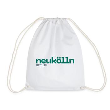 Berlin Neukölln - Beautiful, simple design - Drawstring Bag - white - Front