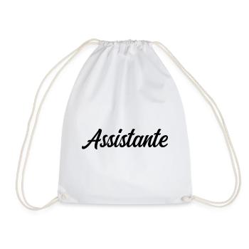 Assistante Polyvalente Secrétaire Bureau Professio - Sac de sport léger - blanc - Devant