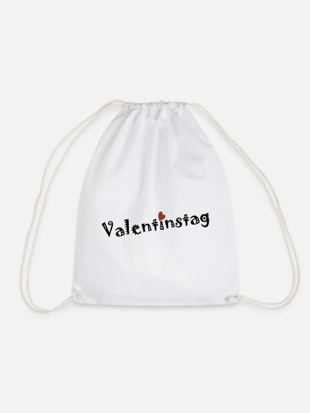 Valentinstag - Turnbeutel - Weiß