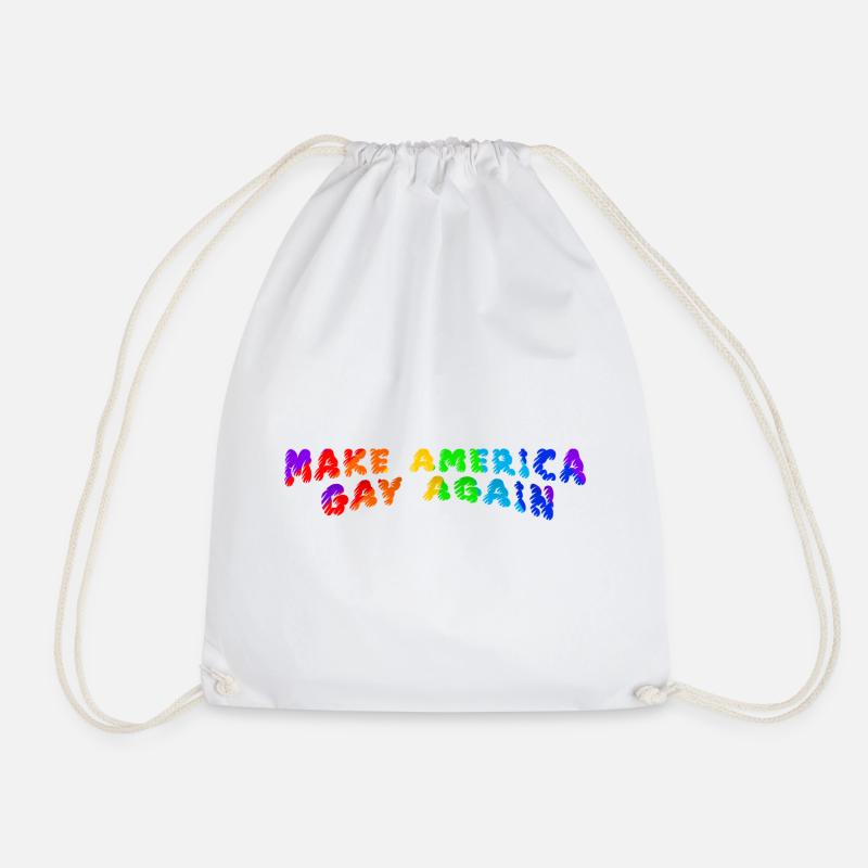 Make America Gay Again - Turnbeutel - Weiß