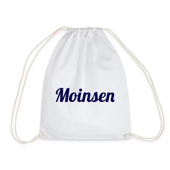 Moinsen! – The original for real Northern Lights - Drawstring Bag - white - Front