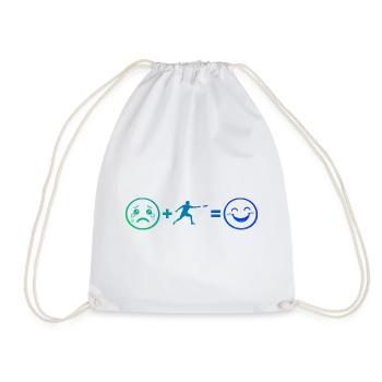 Cadeau ultime de frisbee pour le joueur ultime - Sac de sport léger - blanc - Devant