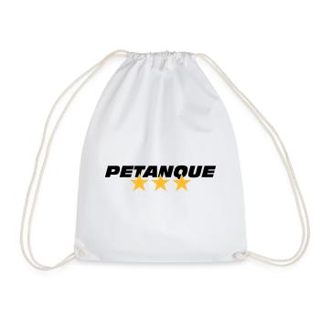 Petanque - Sac de sport léger - blanc - Devant