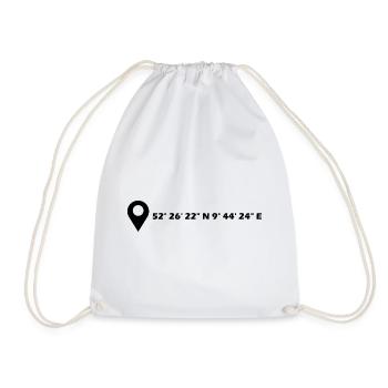 Coordonnées de Langenhagen - Sac de sport léger - blanc - Devant