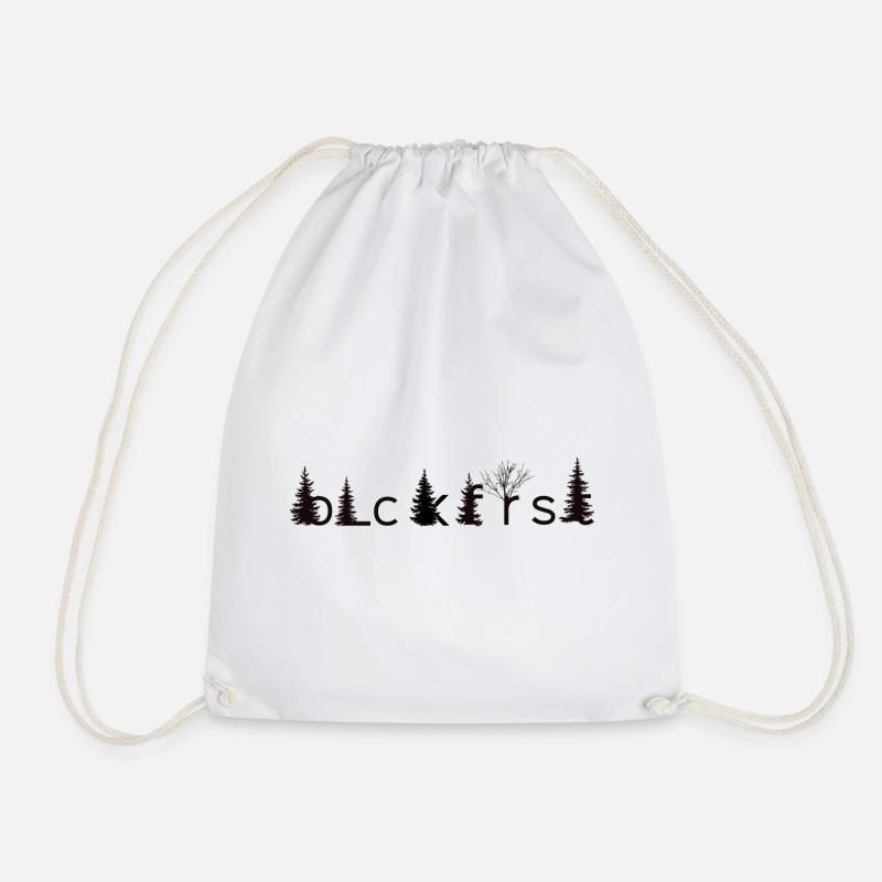 blckfrst black - Turnbeutel - Weiß