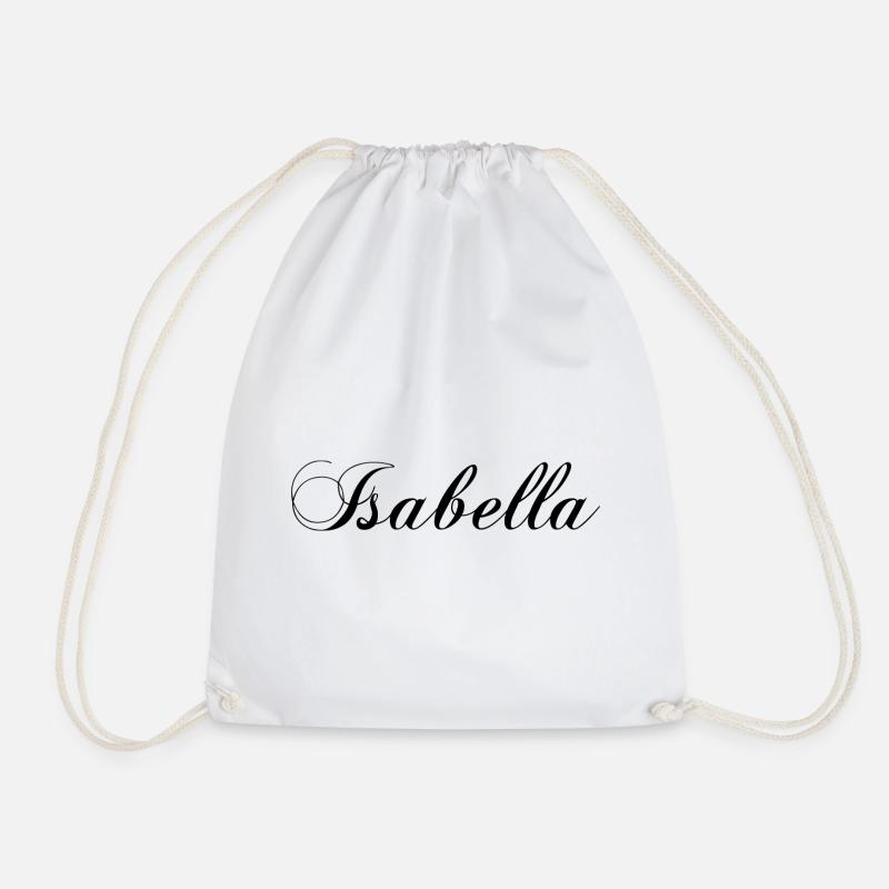 Isabella - Drawstring Bag - white