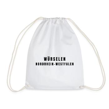 Würselen Nordrhein-Westfalen - Turnbeutel - Weiß - Vorne