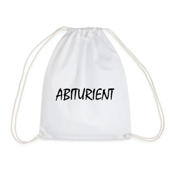 Abiturient - Turnbeutel - Weiß - Vorne