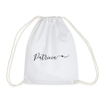 Patricia Prénom décoratif - Sac de sport léger - blanc - Devant