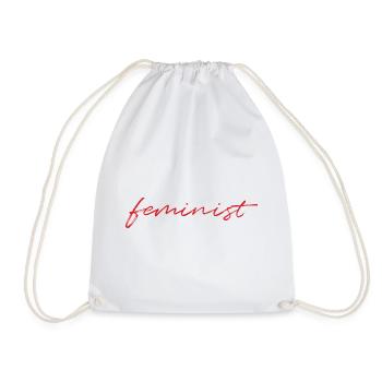 Feminist  - Turnbeutel - Weiß - Vorne