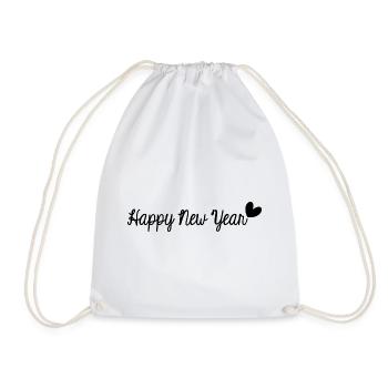 BONNE ANNEE. SAINT SYLVESTRE. NOUVELLE ANNÉE - Sac de sport léger - blanc - Devant
