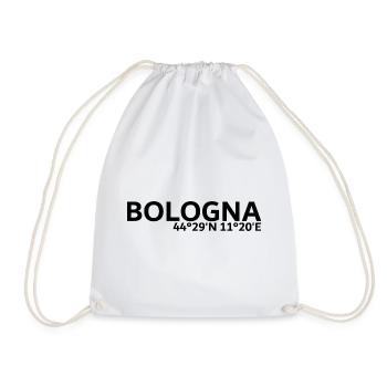 Bologna coordinates - Drawstring Bag - white - Front