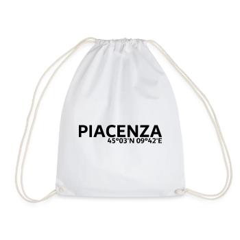 Coordonnées de Piacenza - Sac de sport léger - blanc - Devant