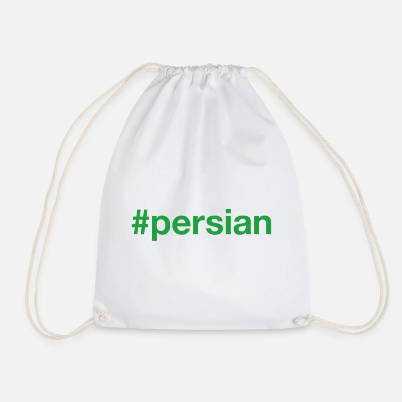 Persian Hashtag - Turnbeutel - Weiß