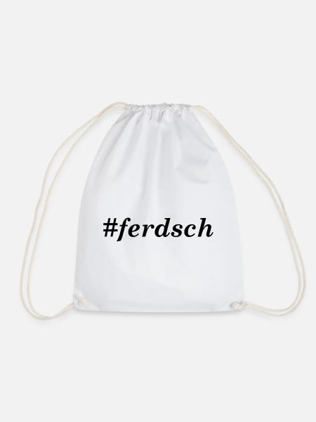 Sachsenliebe #ferdsch - Turnbeutel - Weiß
