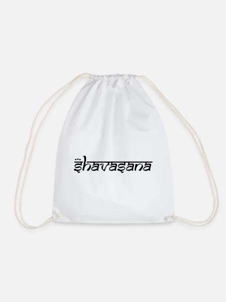 OM SHAVASANA - Sac de sport léger - blanc
