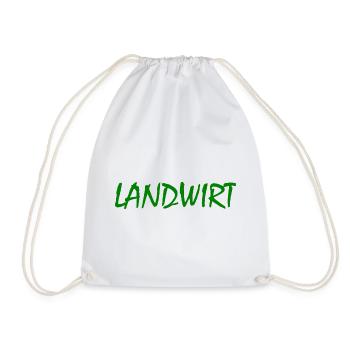 Landwirt - Turnbeutel - Weiß - Vorne