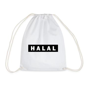 Halal - Turnbeutel - Weiß - Vorne