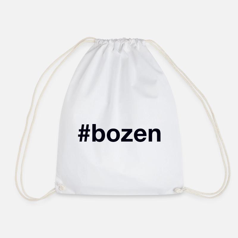 BOZEN Hashtag - Turnbeutel - Weiß