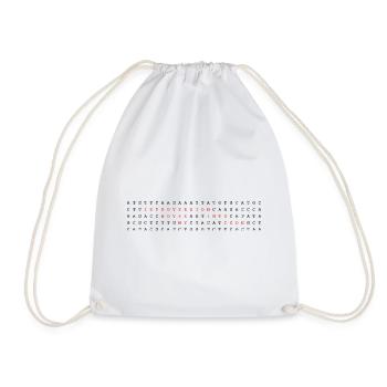 Introversion Woven Into My Code DNA - Drawstring Bag - white - Front