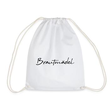 Brautmädel Junggesellinnenabschied - Turnbeutel - Weiß - Vorne