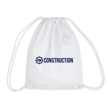 Construction - Turnbeutel - Weiß - Vorne