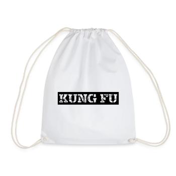 Kung Fu - Turnbeutel - Weiß - Vorne