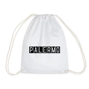 Palermo Flughafentafel - Turnbeutel - Weiß - Vorne