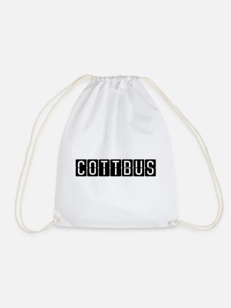 Cottbus Flughafentafel - Turnbeutel - Weiß