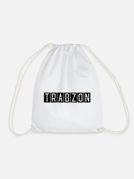 Trabzon Flughafentafel - Turnbeutel - Weiß