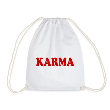 Karma - Turnbeutel - Weiß - Vorne
