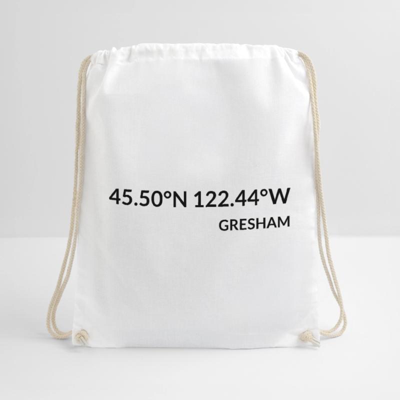Coordonnées de Gresham, Oregon, États-Unis Sac de sport léger