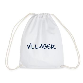 VILLAGER - Drawstring Bag - white - Front