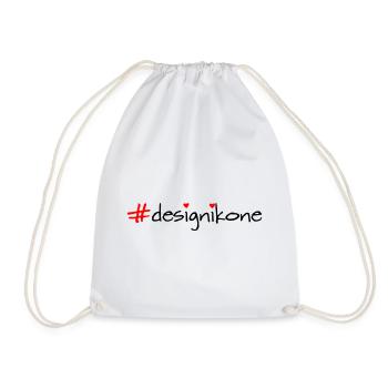 Design icon - Drawstring Bag - white - Front