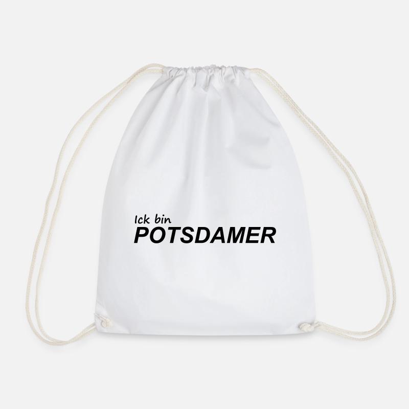 ICK BIN POTSDAMER - Turnbeutel - Weiß