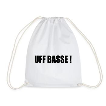 UFFBASSE! - Turnbeutel - Weiß - Vorne