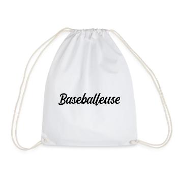 Baseballeuse Sportive Balle Batte Terrain - Sac de sport léger - blanc - Devant