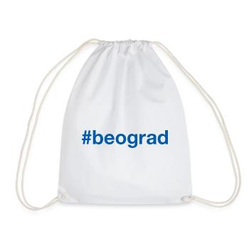 Bégrad Belgrade Serbie Hashtag Serbien - Sac de sport léger - blanc - Devant