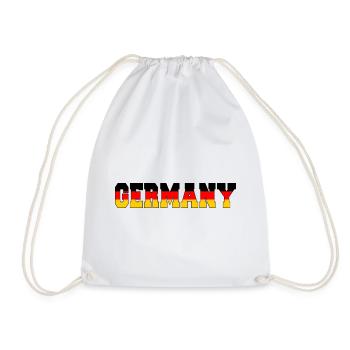 Deutschland T-Shirt Germany - Turnbeutel - Weiß - Vorne