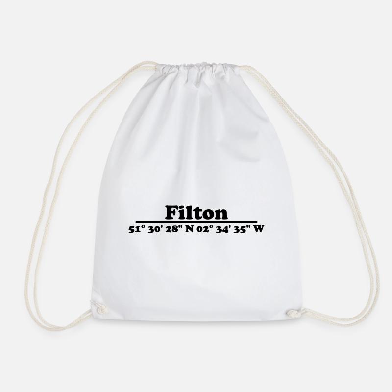 Filton Coordinates - Drawstring Bag - white