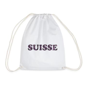 SWITZERLAND - Drawstring Bag - white - Front